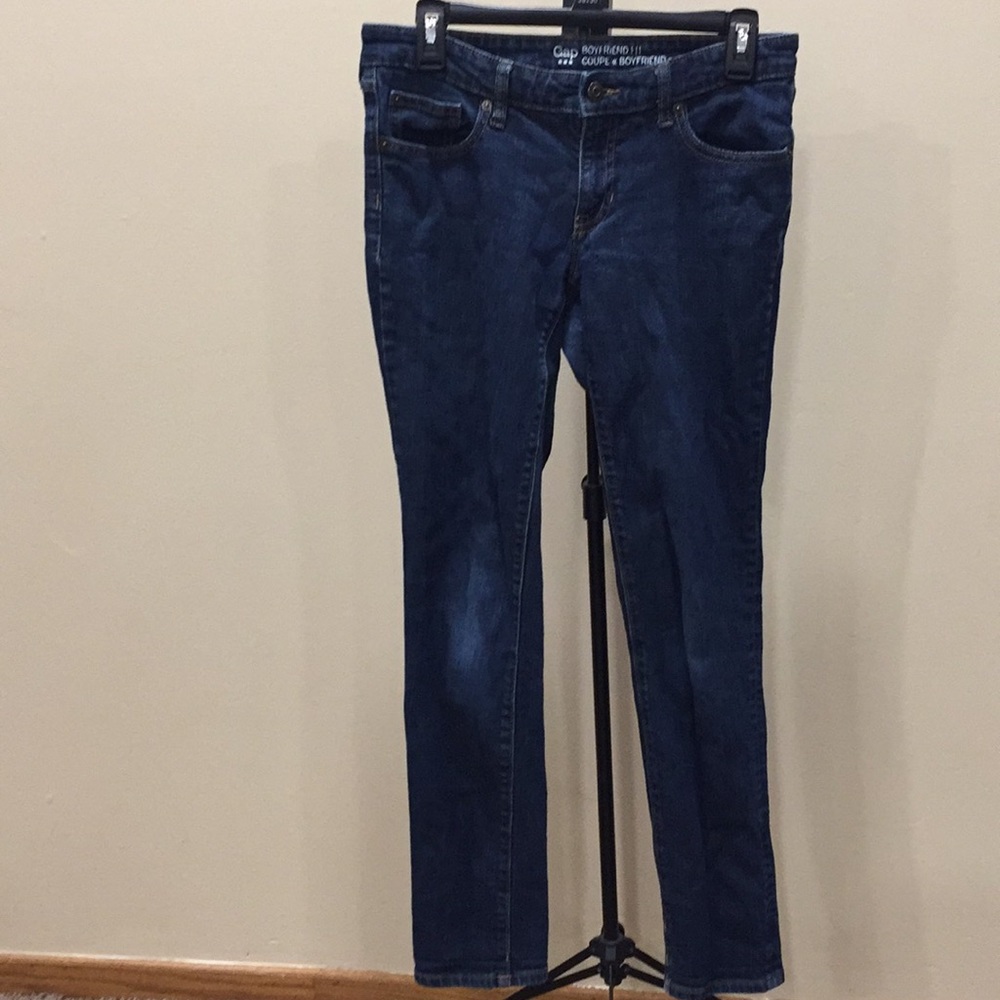 Medium wash boyfriend GAP jeans